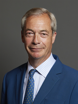 Official parliamentary portrait of Nigel Farage